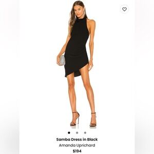 Amanda Uprichard Samba Mini Dress in Black Small